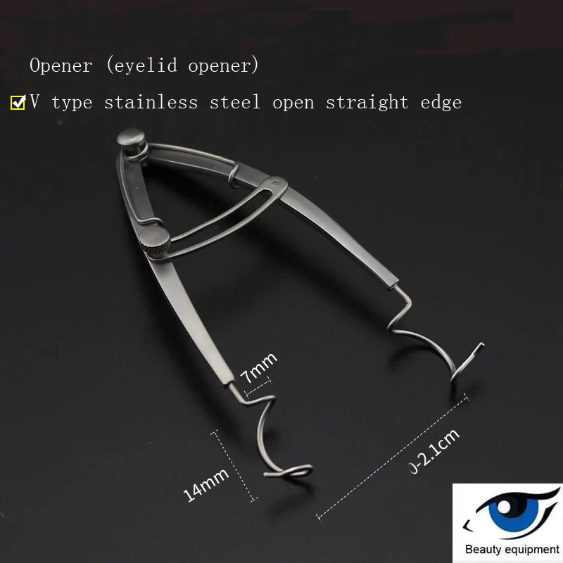 Открытый открывалка для век V-wire Регулируемый глаз хирургии Двойной век открытый прибор для улучшения кожи вокруг глаз - Цвет: Черно-красный