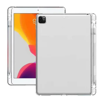 

Soft TPU Case for Apple iPad Pro 12.9 2020 with Pen Holder Protective Case Clear Transparent TPU Shell For iPad Pro 11 inch 2020