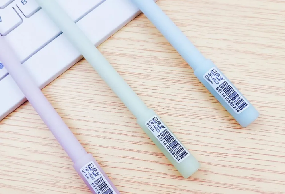 korea night light honey bee gel pen cartoon school neutral pen student prize pen office black writing pen promotion pen 36pc/lot