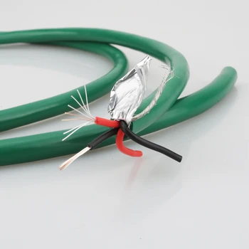 

High Quality 2328 Pure Copper silver mixed HiFi Audio cable RCA interconnect bulk cable DIY RCA Balance Audio