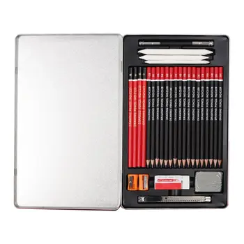 

30pcs/set Professional Sketching Pencil Drawing Kit 2H HB 2B 3B 3H 4B 5B 6B 8B 10B School Students Art Supplies