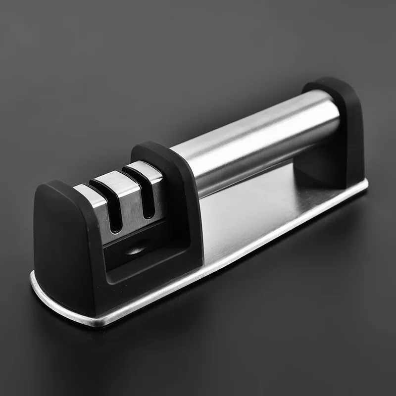 Manufacturers Direct Selling Stainless Steel Practical Manual Quick Sharpener Multi-functional Hand-Held Sharpener Currently Ava
