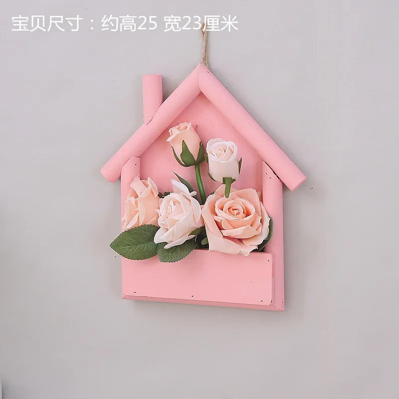 pink hut 5 rose Украшение на стену для девочек, украшение для комнаты, детская спальня, настенная Подвеска для ресторана, настенная подвеска в скандинавском стиле - Цвет: pink hut 5 rose