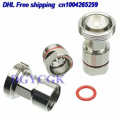 

DHL 20pcs 7/16 DIN female jack clamp 1/2" corrugated cable straight female connector 22-ct