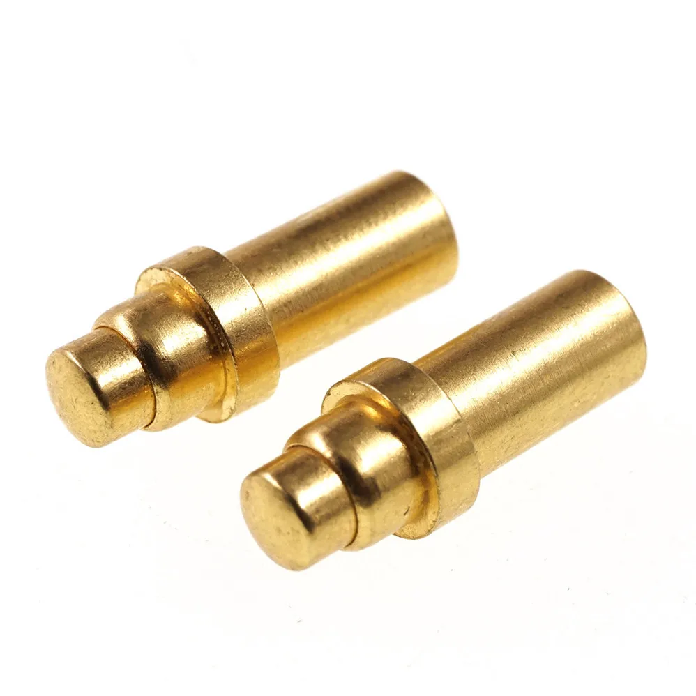 Grande Corrente 5a Primavera Carregado Contato Pogo Pino Conector 6.5×17.0 mm Comprimento Através de Furos Pcb Único 3u Chapeamento de Ouro Peças
