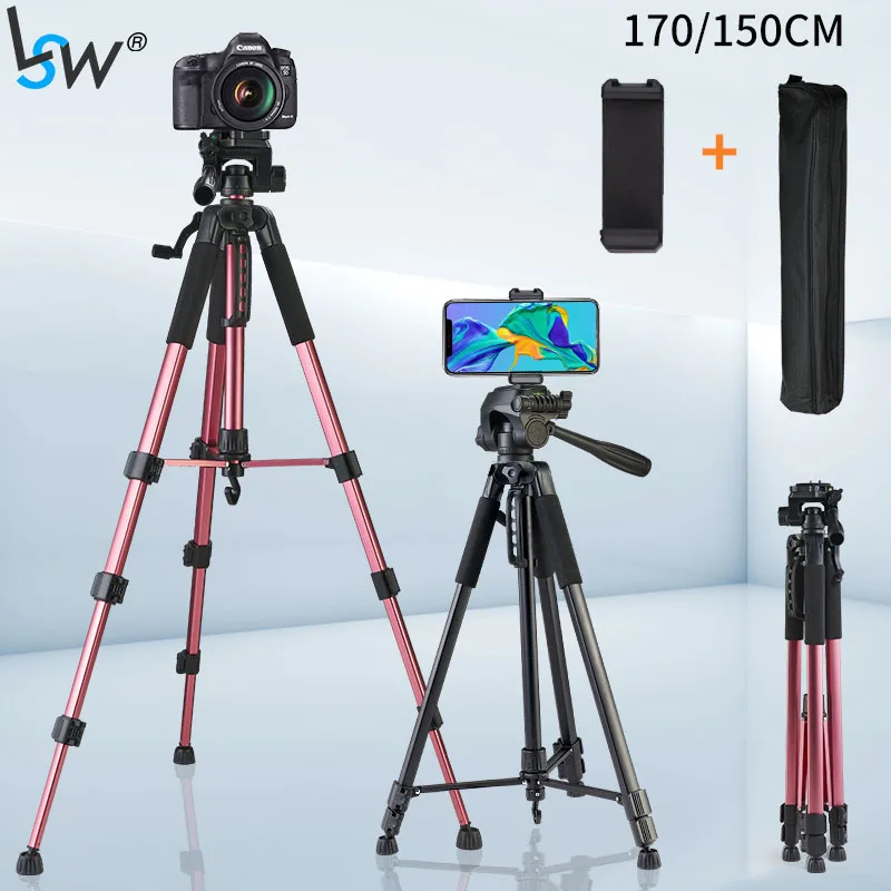 170cm Tripod For Camera With Carry Bag Phone Holder Travel Lightweight