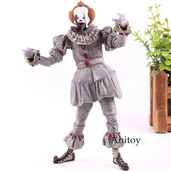 

NECA Stephen King's It Pennywise The Dancing Clown Hot Toys Pennywise Action Figure with LED Light PVC Collectible Model Toy