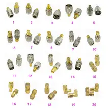 1 шт. разъем адаптера SMA/RP-SMA к N/RP-TNC/TNC/SMA штекер и Женский Разъем RF коаксиальный Прямой и правый угол
