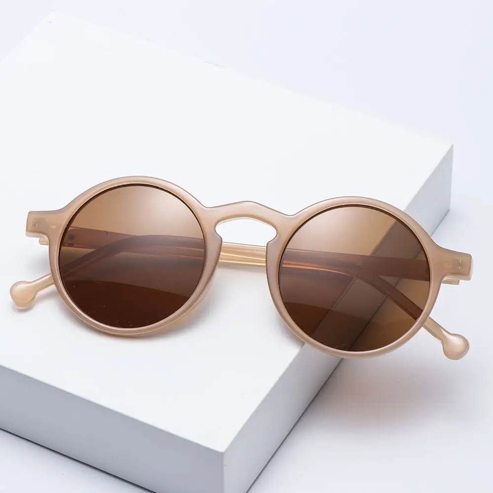 1PC Unisex Fashion Retro Round Sunglasses Brand Designer Vintage Small Frame Sun Glasses Korean Style Driving Eyewear UV400 big frame sunglasses