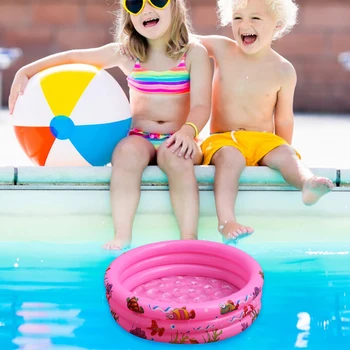 

PVC Inflatable Pool Bath Tub Round Baby Swimming Pool Ocean Ball Fishing Pool for Family Outdoor Swimming Accessories