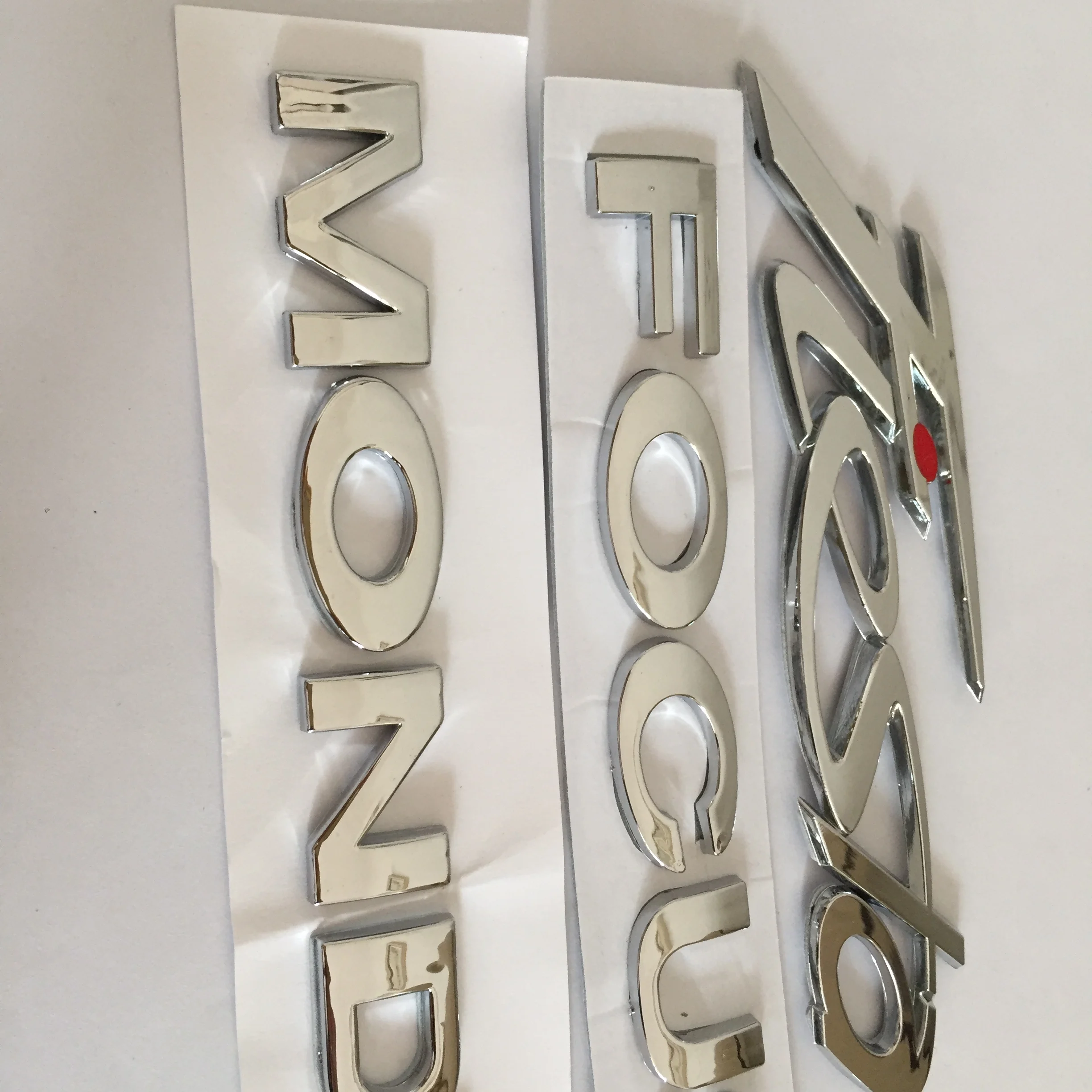 

1pcs ABS Fiesta car Letter Rear trunk Decals Emblem badge sticker Decal Car styling auto Accessories