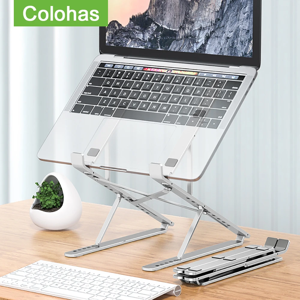 soporte para laptop,escritorio,soporte portátil,soporte pegable para soporte portatil,soporte notebook,Soporte ajustable para ordenador portátil, Base de mesa Macbook, Xiaomi, HP, de ordenador portátil| - AliExpress