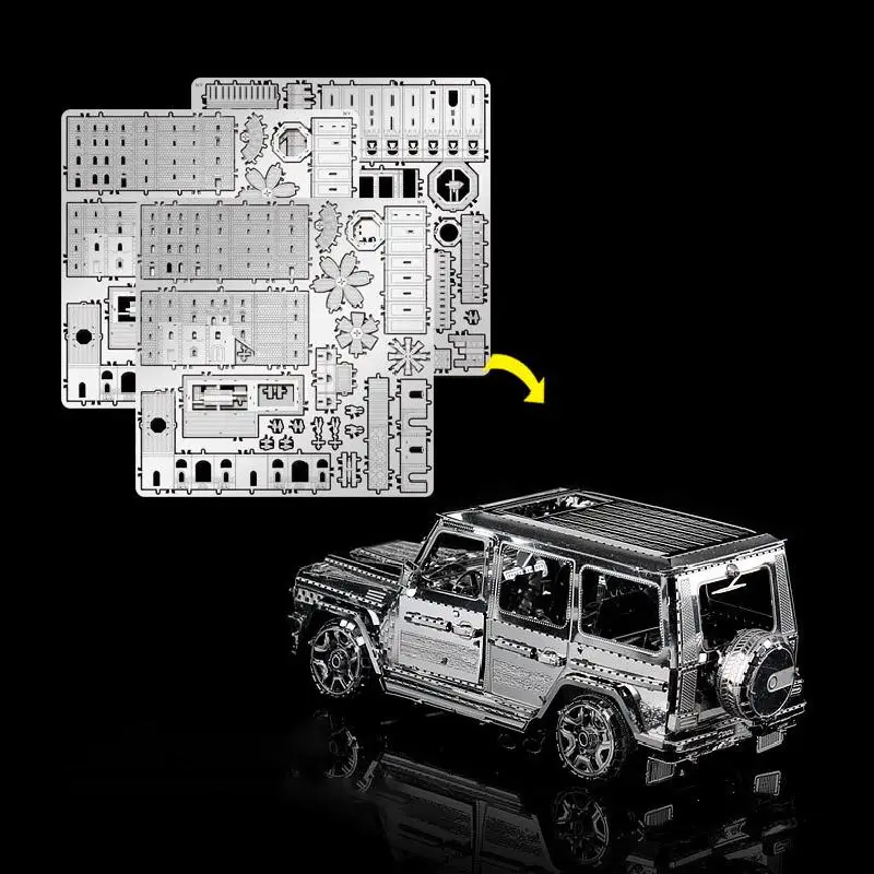 3D головоломка набор металлических моделей грузовик BZS G500 сборка сделай сам