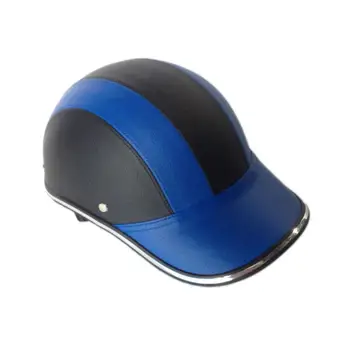 

Universal Baseball Cap Helmet ABS+PU Outdoor Safety Half Open Face Motorcycle Protective Cycling Adjustable