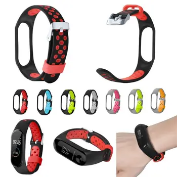

Spare Strap For Xiao mi Mi Band 3/4/5 strap Sport Silicone Watch Band Wrist Bracelet Strap