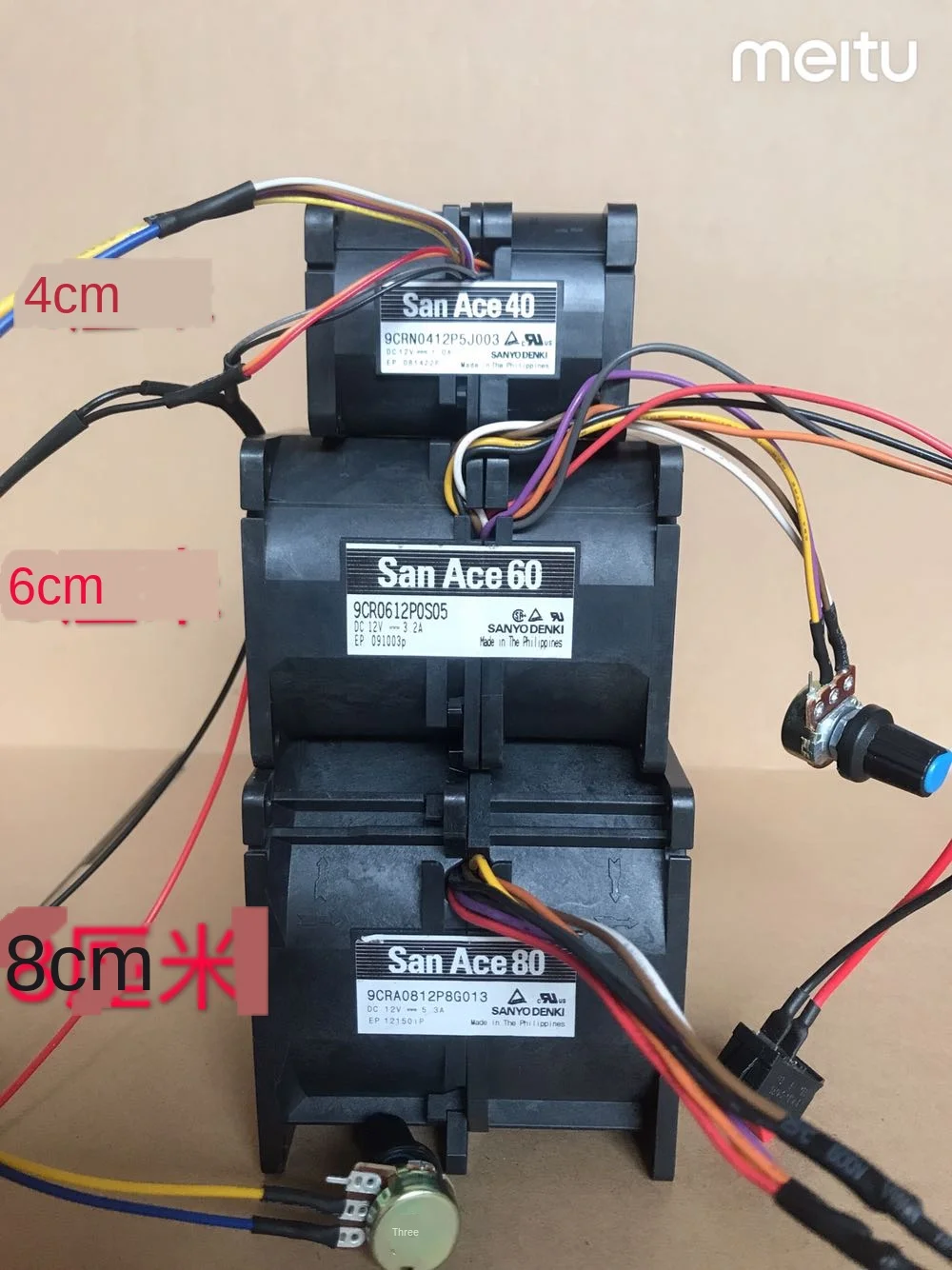 Strong wind 12V car/motorcycle turbocharger, large air volume fan cooling air cooling modification