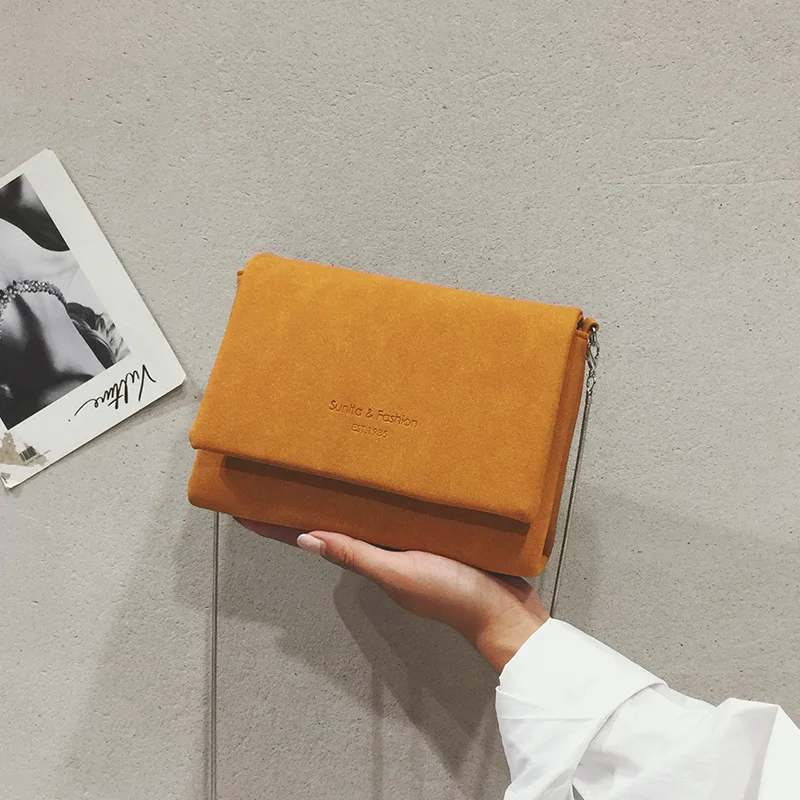 

Small Bag Women's 2019 New Style Trend Korean-style Simple Versatile Hong Kong Style Crossbody Bag CHIC Bag with Chain WOMEN'S B