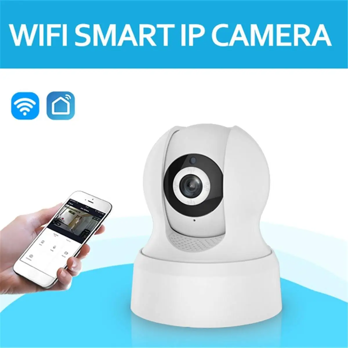 

WiFi Indoor PT IP Camera Network-Video Wifi Wireless Home Security Camera Surveillance Camera Night Vision Baby Monitor