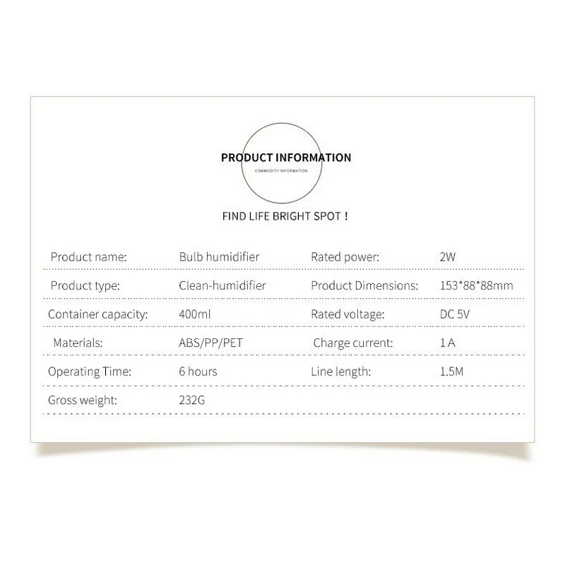 400ml LED Lamp Air Ultrasonic Humidifier Mist Maker with LED Night Light for Home Essential Oil Diffuser Atomizer Air Freshener (10)