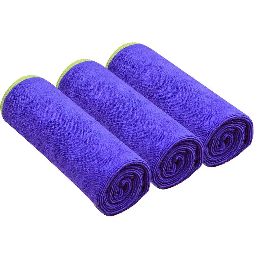 Sunland Home Microfiber Spa Hair Drying Towel Turban Wrap Towels Bath Sports Towel For Travel Camping Swimming 35cmx75cm 10 Pack