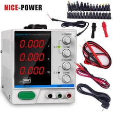 Alimentation électrique DC 30V, 10a, 4 écrans, régulateur de commutation réglable, pour la réparation d'un ordinateur portable, recharge USB 110v - 220v