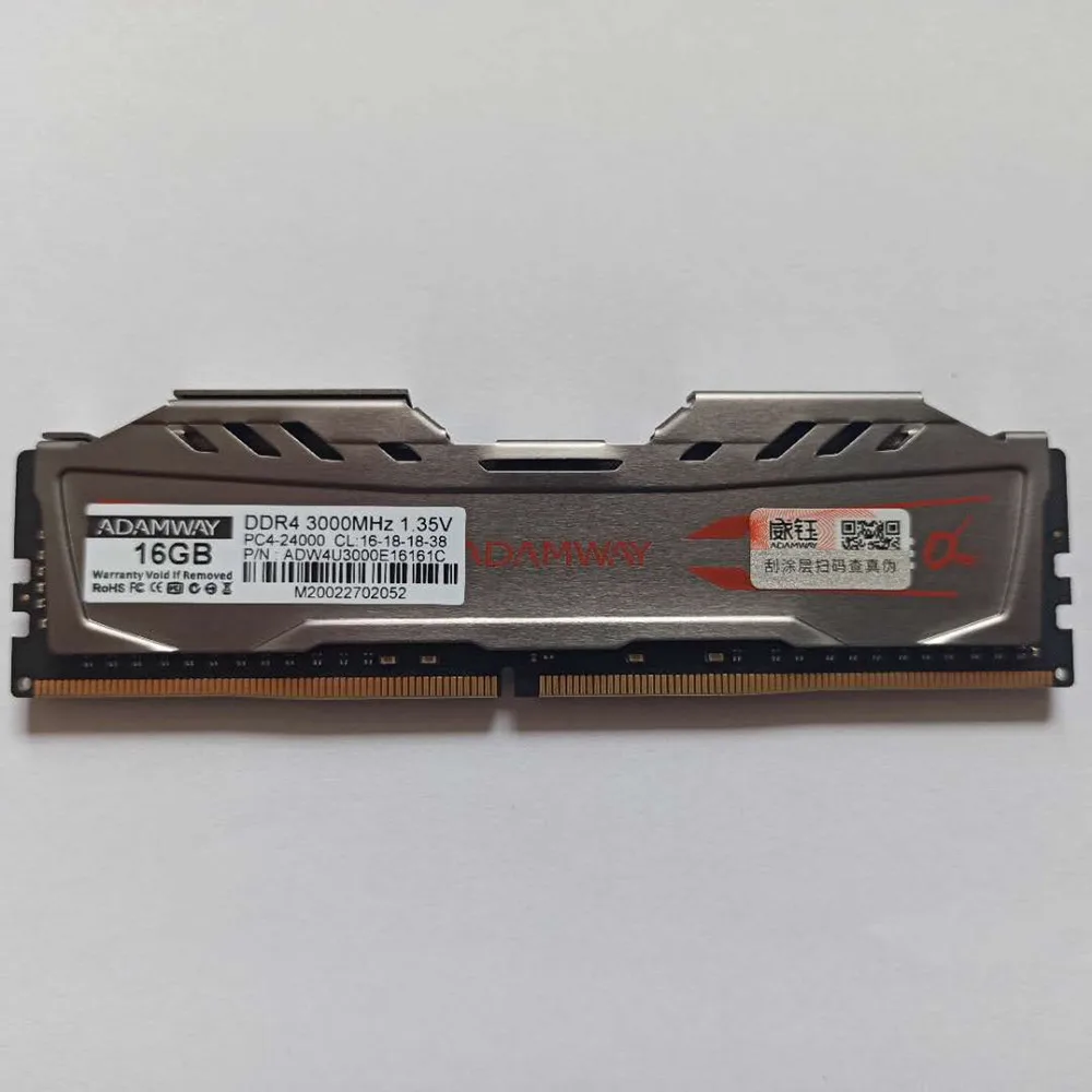 ADAMWAY ОЗУ DDR4 32 ГБ 16 8 2666 МГц 3000 3200 МГц|Оперативная память| |