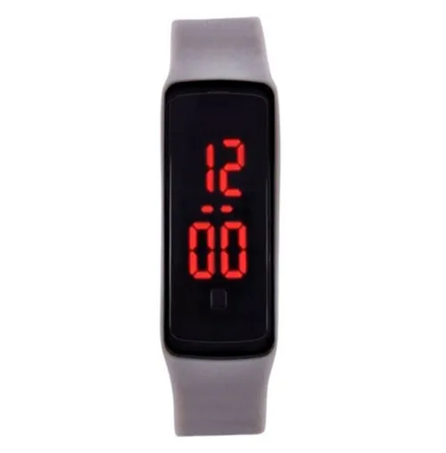 gray Reloj Mujer светодиодный сенсорный экран ультра тонкие мужские спортивные цифровые светодиодный наручные часы женские мужские s Reloj Hombre Montre Femme часы - Цвет: gray