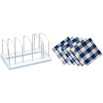 

1pcs Adjustable Baking Tray Stainless Steel Rack & 6pcs Cotton Oversized Basic Towel for Everyday Placement