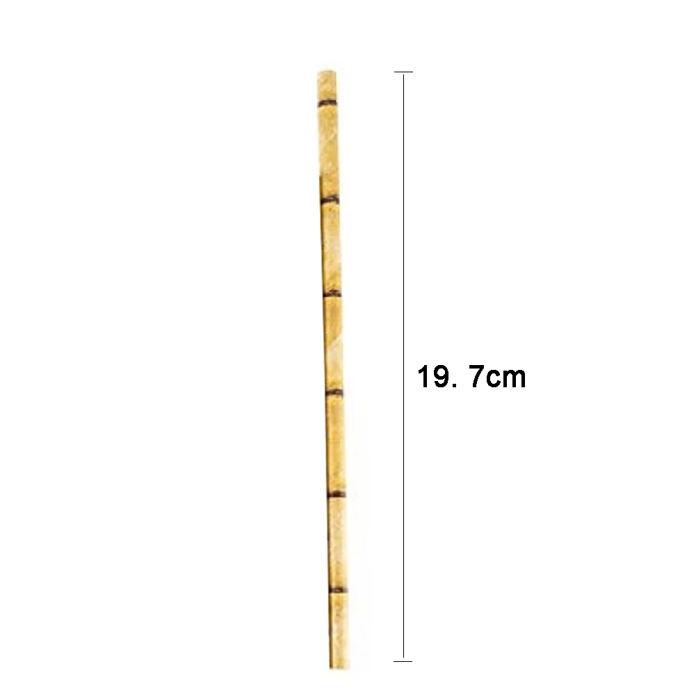 25Pcs Home Tableware Degradable Drinking Straw Practical Gift Paper Bamboo Pattern For Childeren Decoration Party Supplies Safe