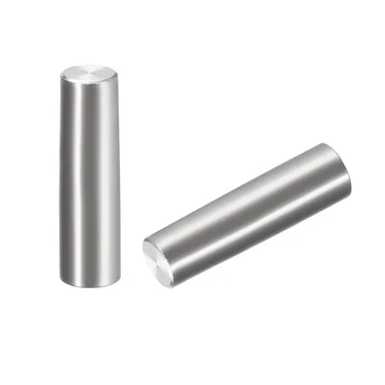 

uxcell 2Pcs 8mm x 30mm 1:50 Taper Pin 304 Stainless Steel Shelf Support Pin Fasten Elements Silver Tone