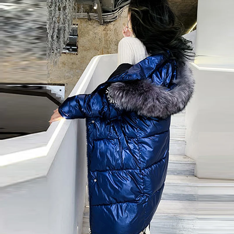 Женская зимняя модная куртка-пуховик с длинным рукавом, однотонная парка с капюшоном, теплое пальто средней длины из хлопка с карманами, плотная куртка Куртка женская