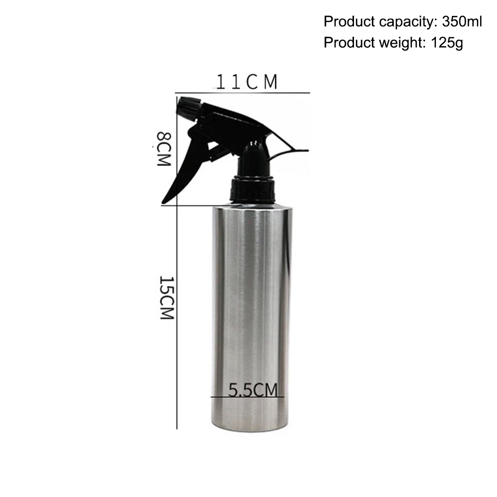 350ML Нержавеющая сталь ручной прессовки Лейка с распылителем сопла спрей Ландшафтные принадлежности садовые лейки инструменты - Цвет: 350ML