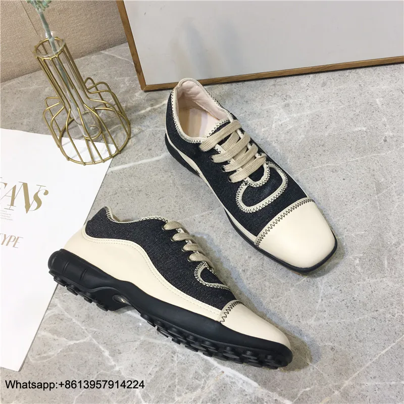 

Canvas Women Shoes Ladies Sneaker Mixed Color Chaussures Femme Low Heels Female Shoes Black Casual Sneackers Lace Up Espadrilles