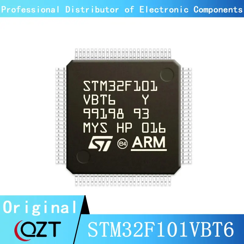 10pcs/lot STM32F101 STM32F101VB STM32F101VBT6 LQFP100 Microcontroller chip New spot stm32f101cbu6 stm32f101 stm32f stm32 stm ic chip ufqfpn 48