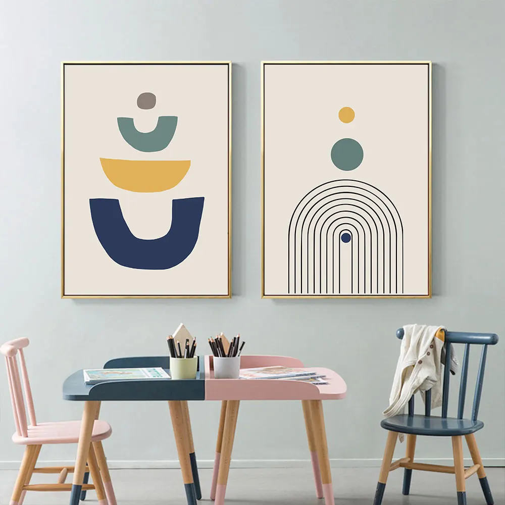 Mid-Century-Wall-Art-Print-Abstract-Poster-Line-Drawing-Canvas-Prints-Minimalist-Art-Painting-Wall-Pictures (1)