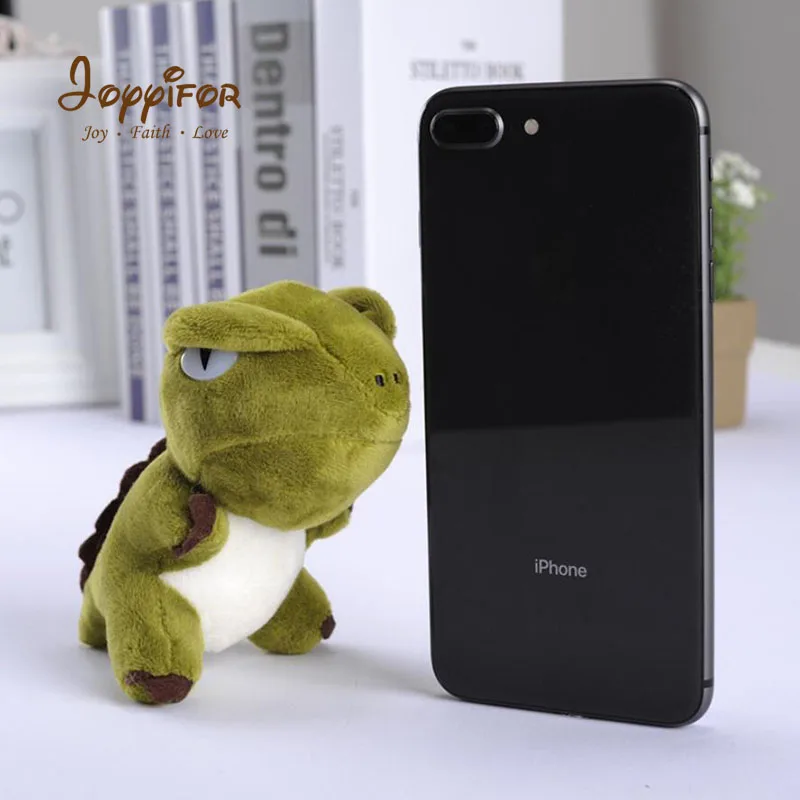 2019New модная плюшевая зеленая тираннозавр детская лягушка ключ куклы на цепочке чучело подвеска Кукла-брелок для ключей Автомобильный мешок телефон брелоки