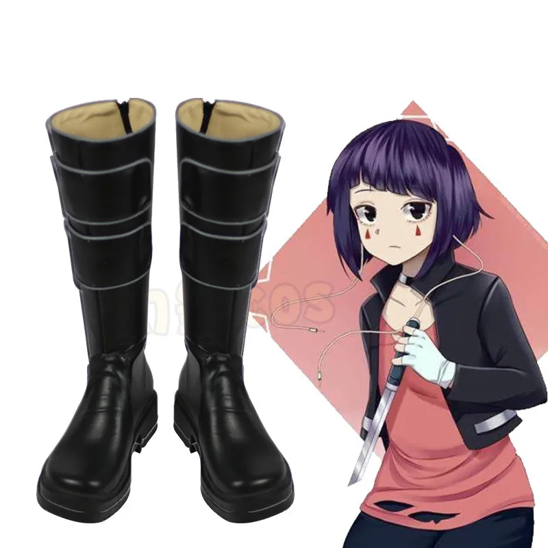 

My Hero Academia Kyoka Jiro Cosplay Boots Shoes Halloween Carnival Cosplay Costume Accessories For Men Custom Made Shoes