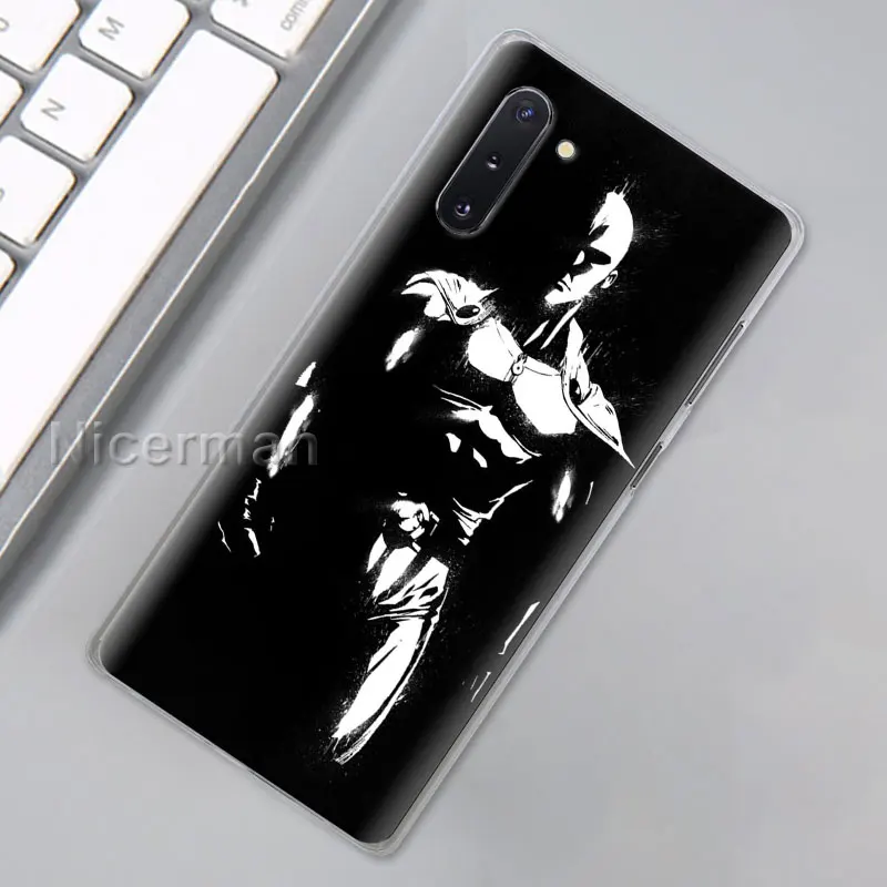 One punch man чехол для телефона для samsung Galaxy S10e S10 плюс S8 S9 Примечание 10 плюс 8 9 S6 S7 край Твердый Чехол