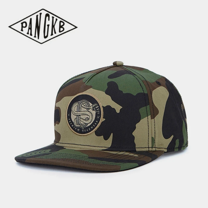 PANGKB бренд змеиная Кепка Лесной Золотой один размер хип-хоп snapback шляпа для мужчин
