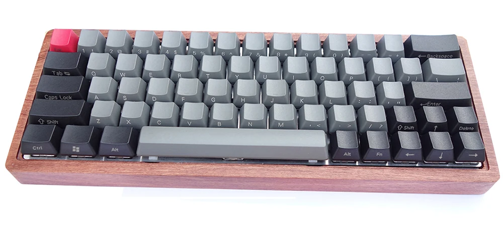 XD60 XD64 механическая клавиатура DIY светодиоды подсветка под свечением RGB Деревянный чехол пластиковый чехол поддержка TKG и QMK программы