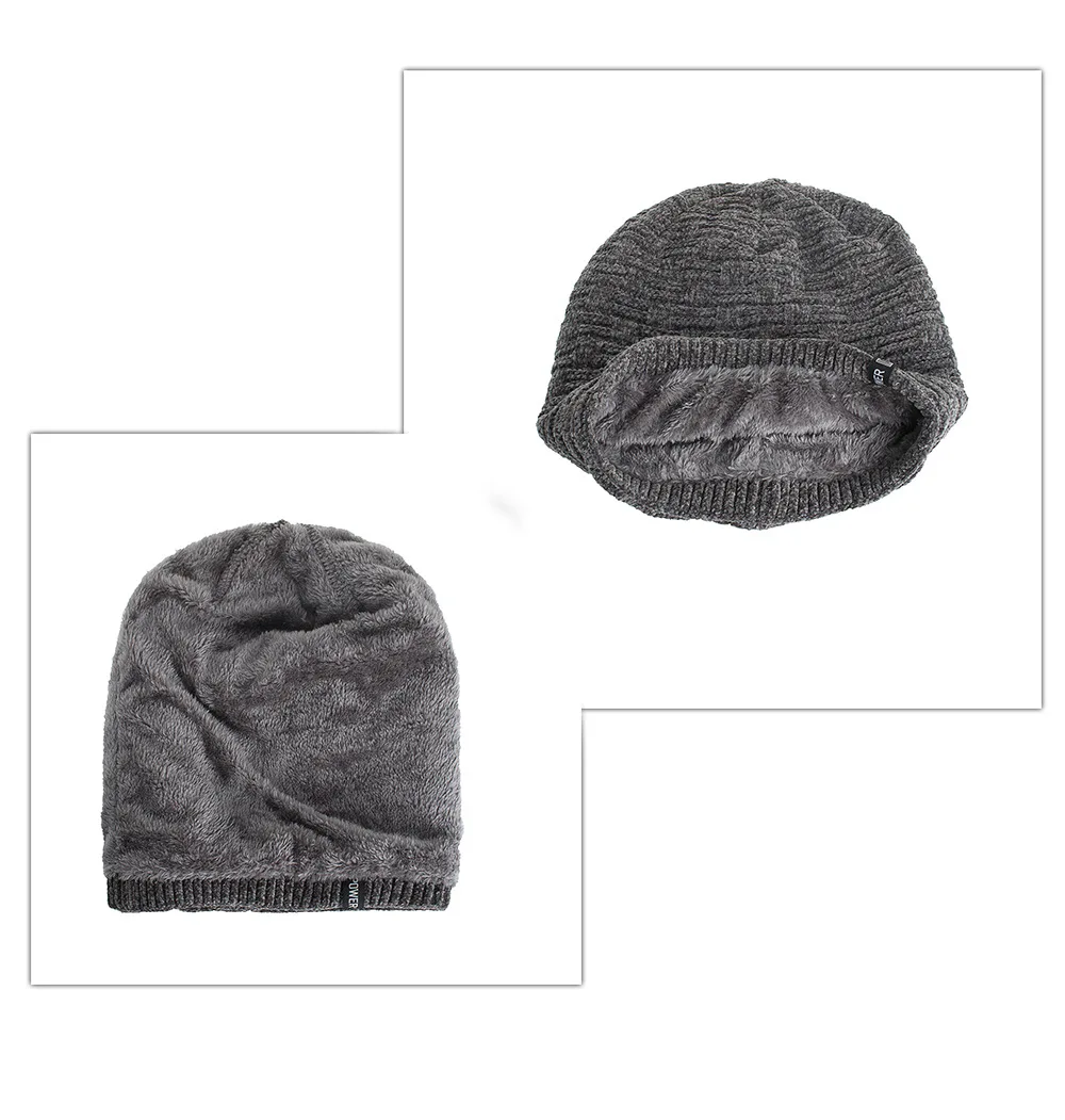 RoxCober зимний теплый набор с шапочкой Skullies Beanies шапка бини для мужчин женский шерстяной шарф шапки gorro invierno hombre вязаная шапка WM107