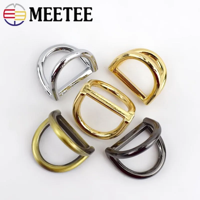 Meetee 5/10/20 штук 19 мм Металлические Уплотнительные ди кольцевые пряжки сумка на ремешке-цепочке повесить застежка "сделай сам" Чемодан оборудования Lesther ремесла домашнего декора аксессуары
