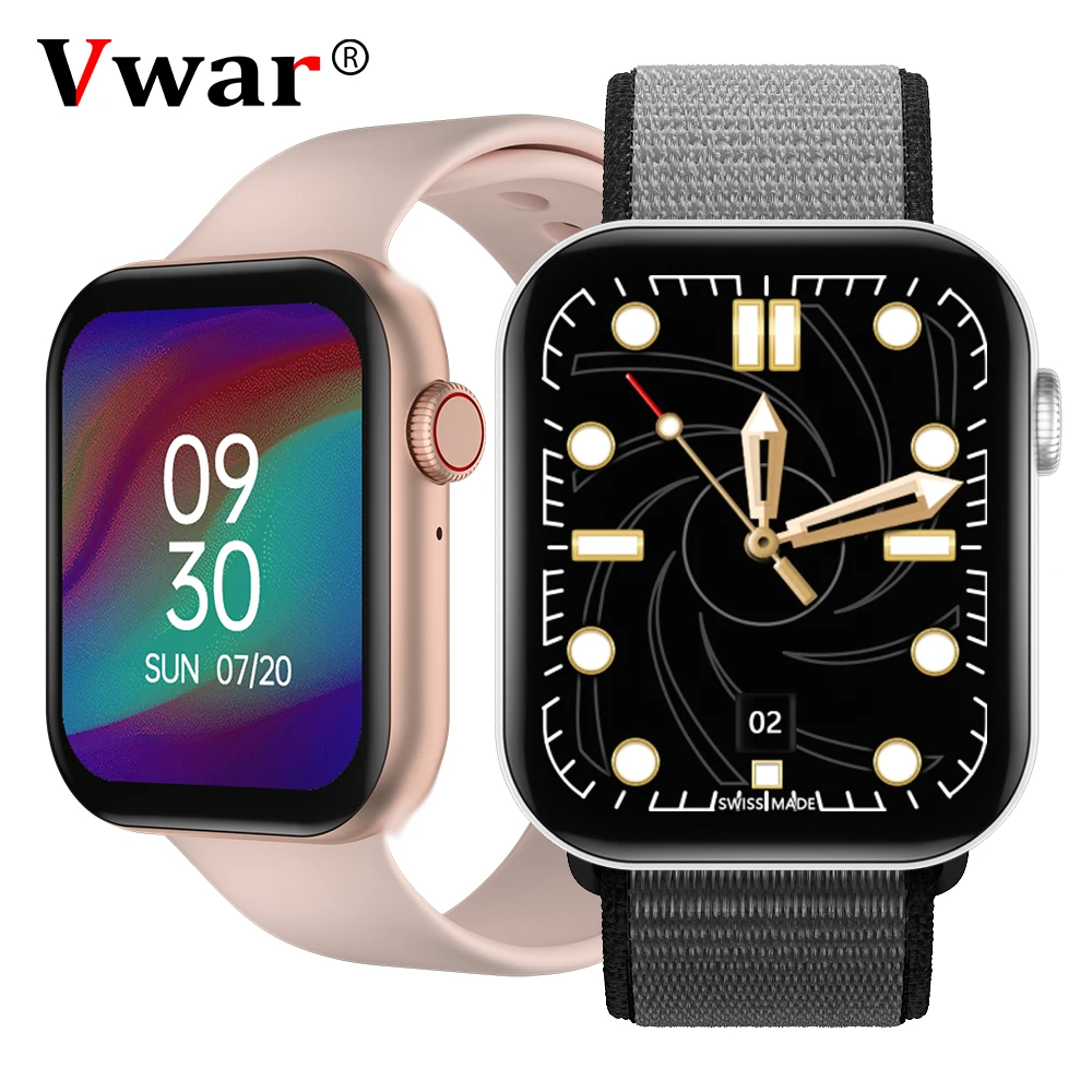 Vwar Bluetooth Вызов Смарт часы 1 78 дюймов 320*385 HD экран монитор сердечного ритма 44 мм для