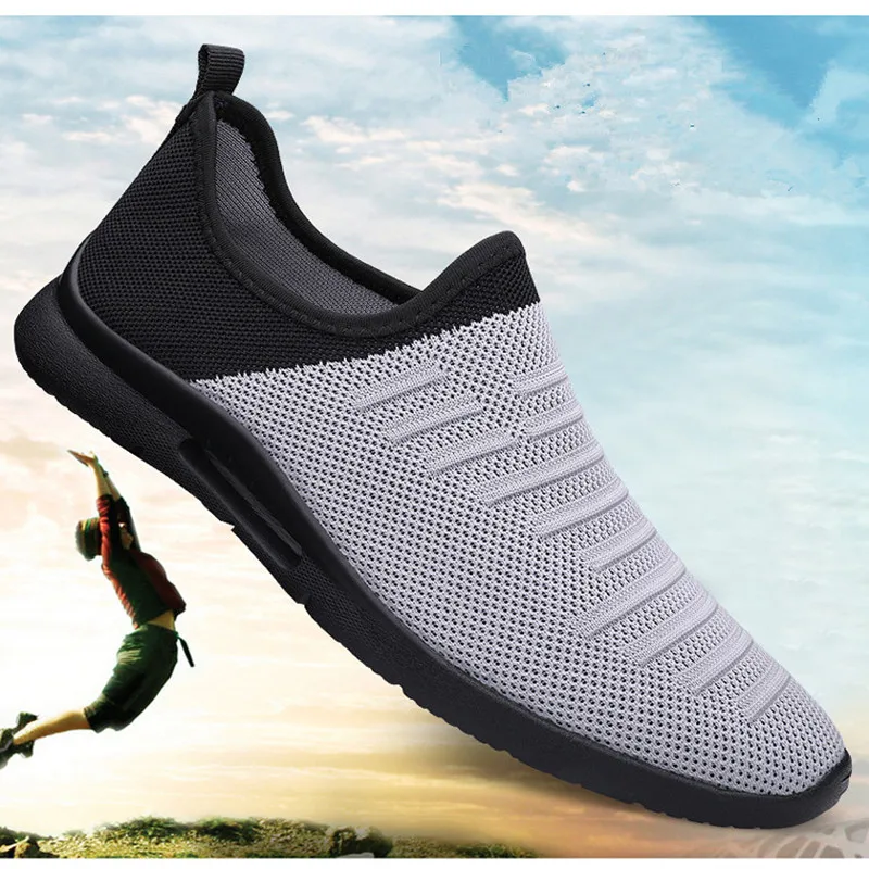 

Men Sneakers 2020 Fashion Light Sport Shoes Mens Loafers Breathable Comfortable Running Shoes Tenis Masculino Plus Size 38-46