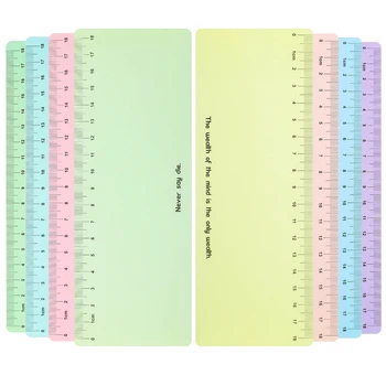 

Color Plastic Bookmarks Transparent PVC Bookmark Guide Strip Transparent Bookmarks