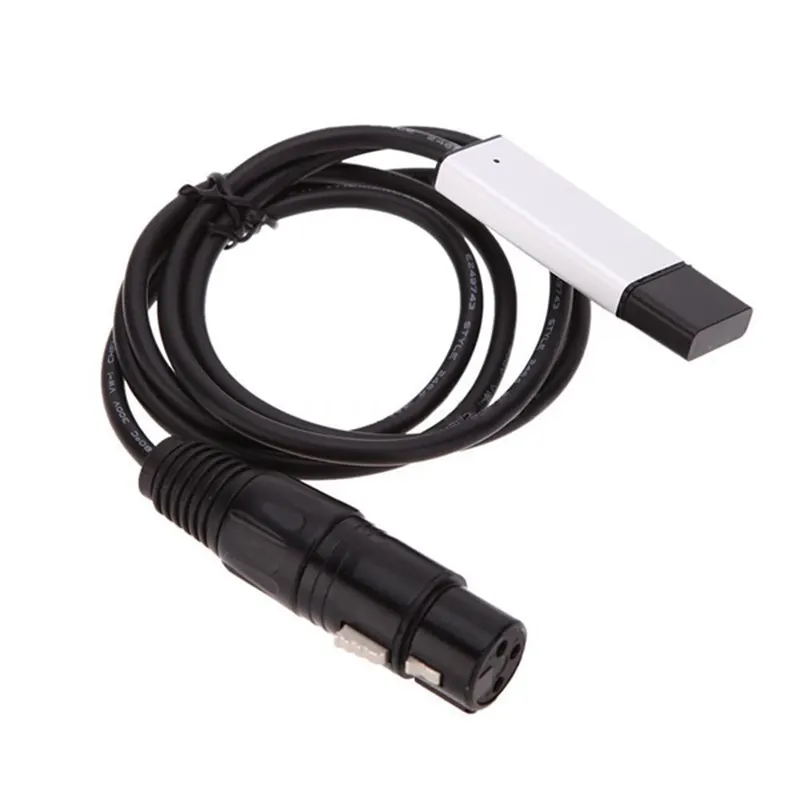 Горячая DMX512 USB к DMX интерфейсный адаптер ПК СВЕТОДИОДНЫЙ Контроллер освещения сцены