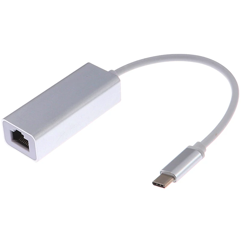 1 шт. Внешний проводной USB3.1 Ethernet адаптер сетевой карты тип-c к RJ45