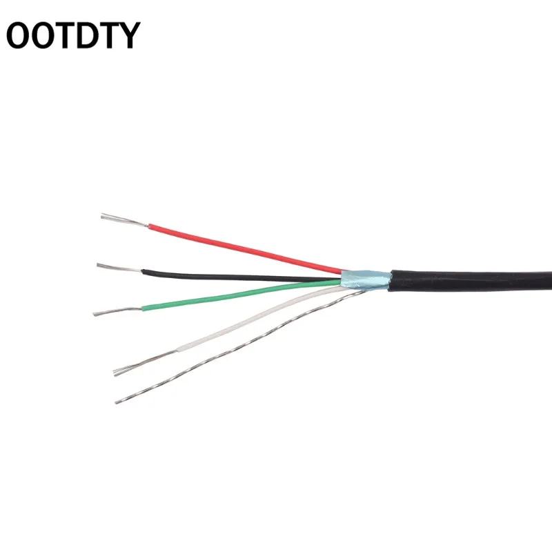 OOTDTY экранированный 4 проводника провода подключения гитары пикап кабель 24AWG 3 м длина гитары запчасти