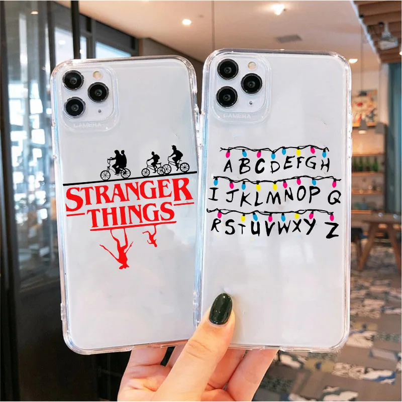 Stranger Things Christmas Lights Case for Iphone 11 Pro Max 7 8 Plus X XS XR XS MAX SE 2020 Silicone Transparent Clear Cases Stranger Things Christmas Lights Case for Iphone 11 Pro Max 7 8 Plus X XS XR XS MAX SE 2020 Silicone Transparent Clear Cases