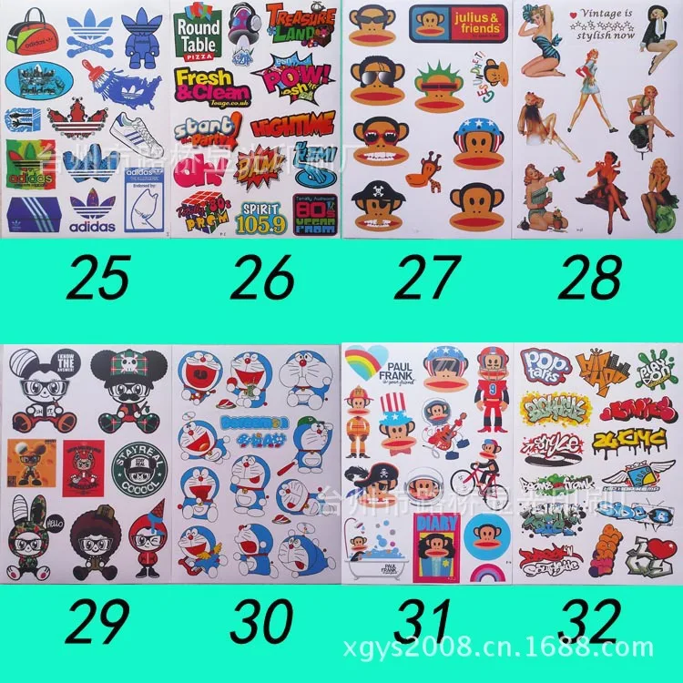 61 Чжан Игра престолов игры ПВХ граффити мультфильм путешествия чемодан на колесиках ноутбук скейтборд водостойкая клейкая бумага
